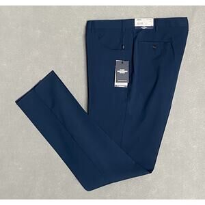 Hart Schaffner Marx Traveler Men's 46R Dress Pant New York Fit Wool Blue NEW